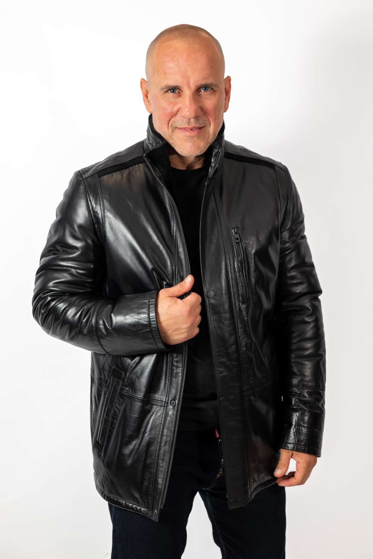 Men's leather coat Eddie