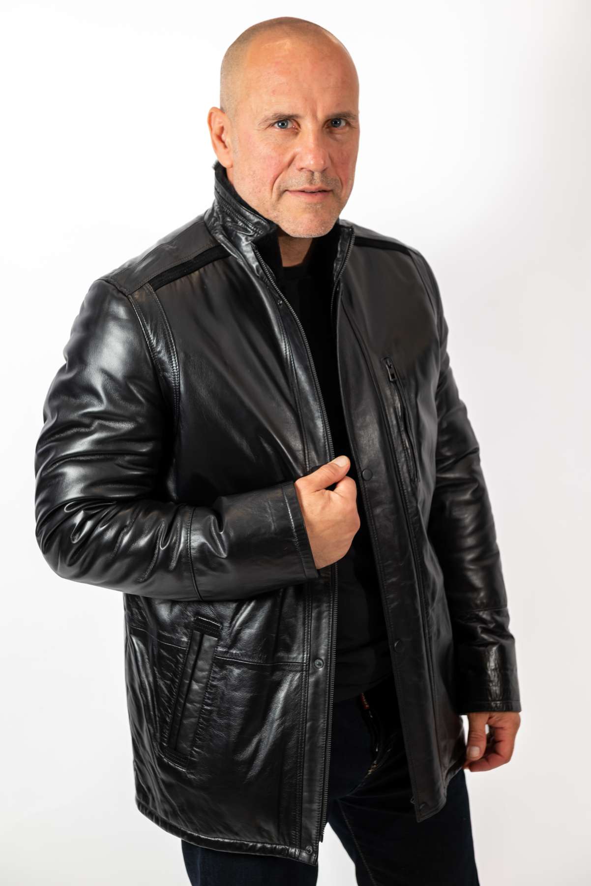 Men's leather coat Eddie