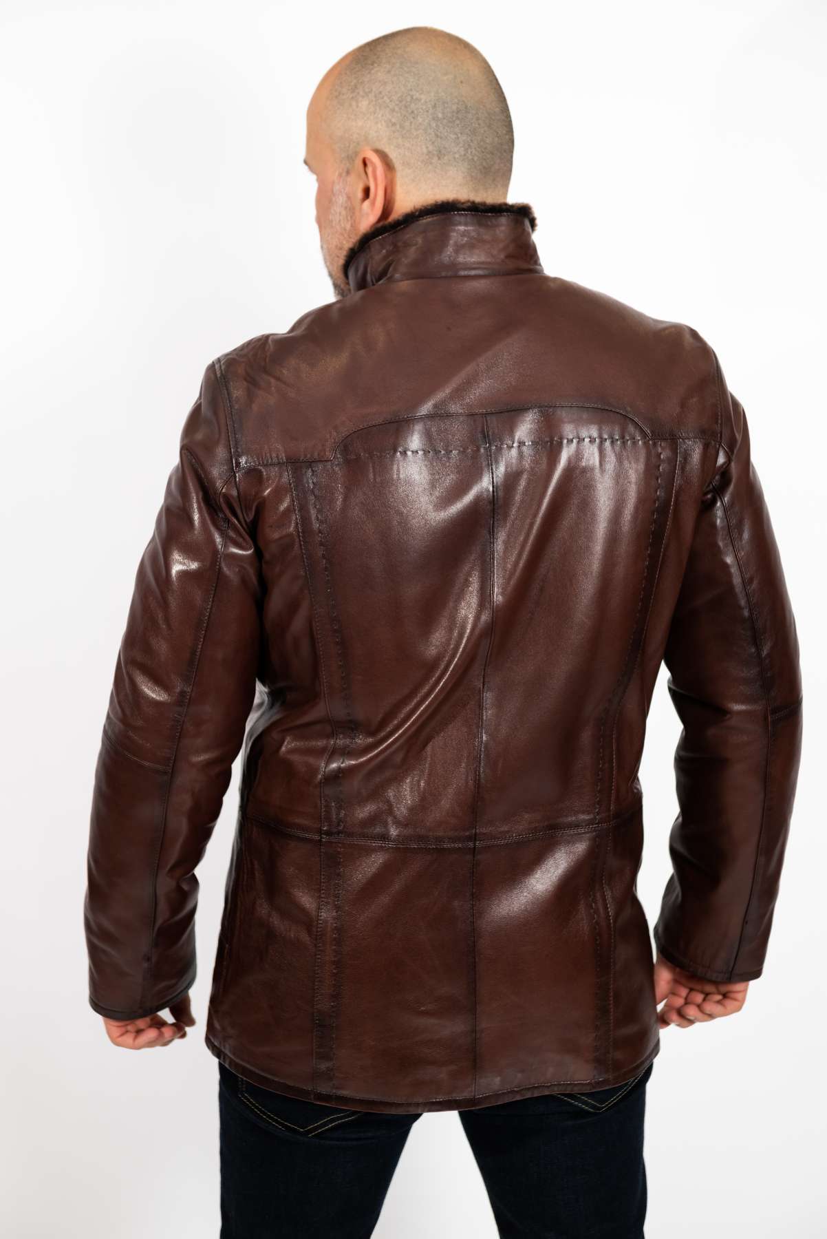 MANS LEATHER COAT JACK