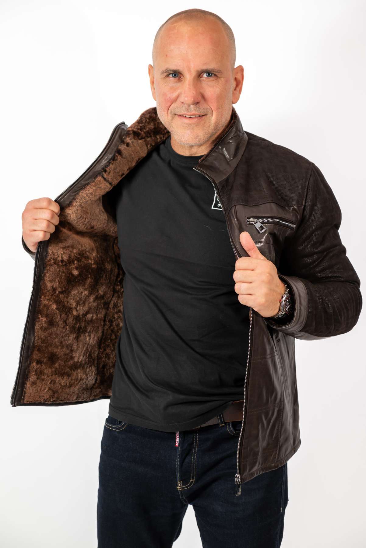 Men's Leather Coat Carlos