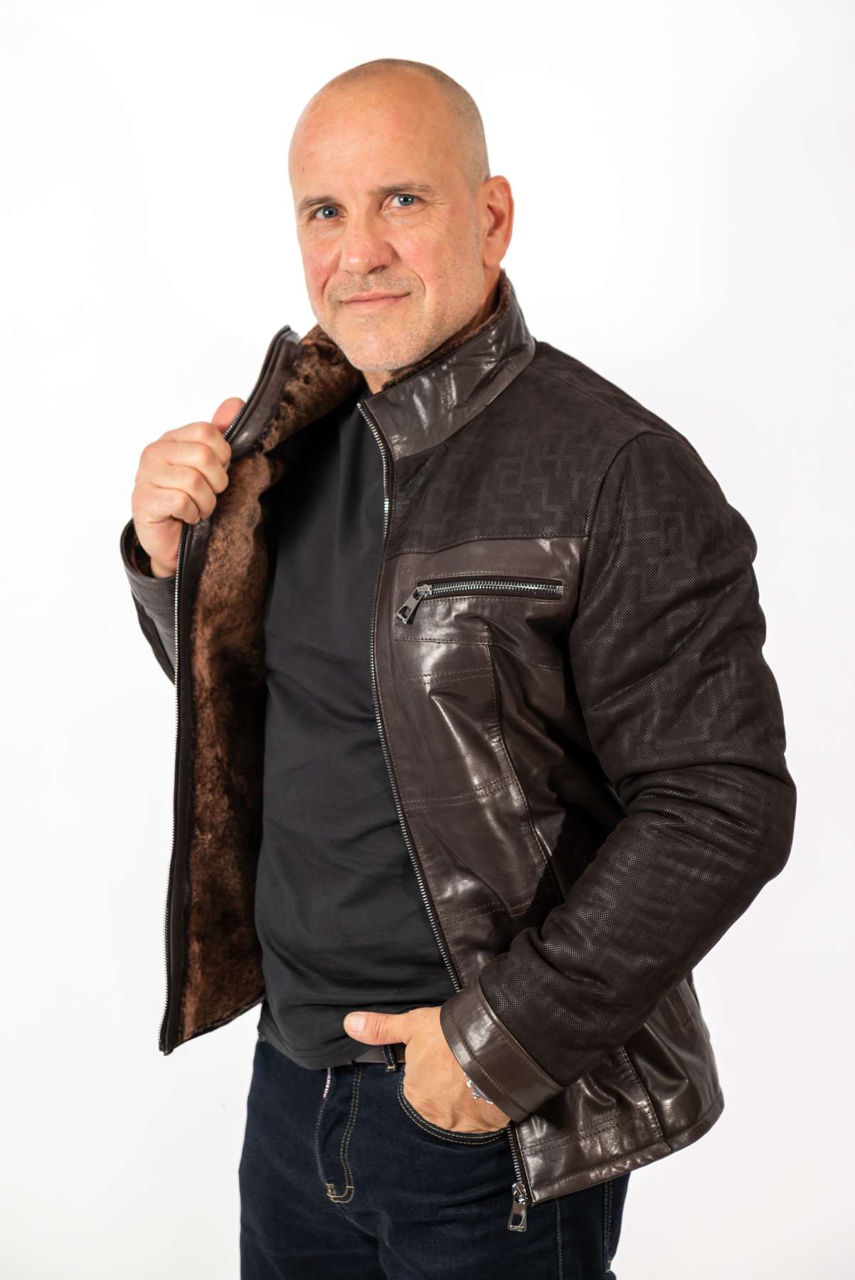 Men's Leather Coat Carlos