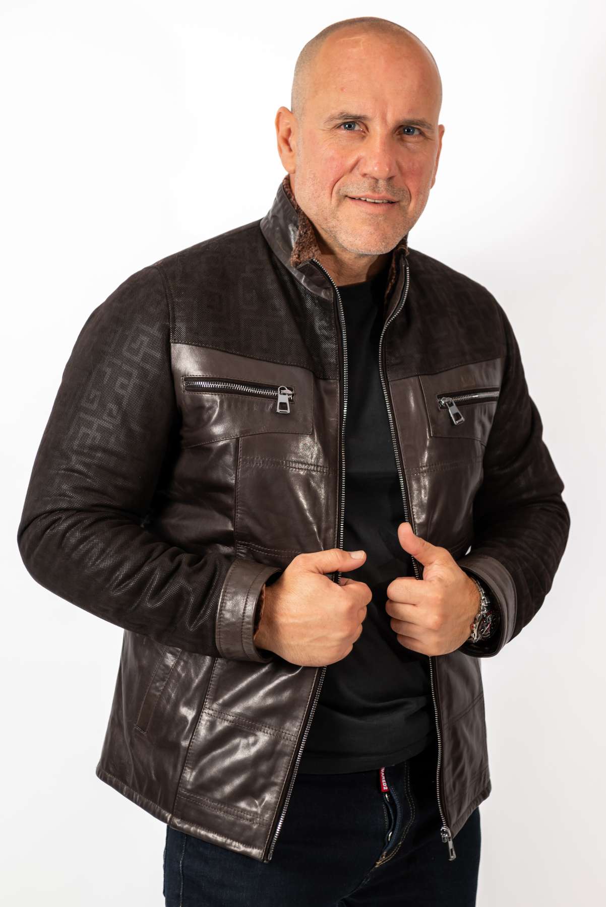 Men's Leather Coat Carlos