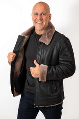 Men's leather coat Angel Classic