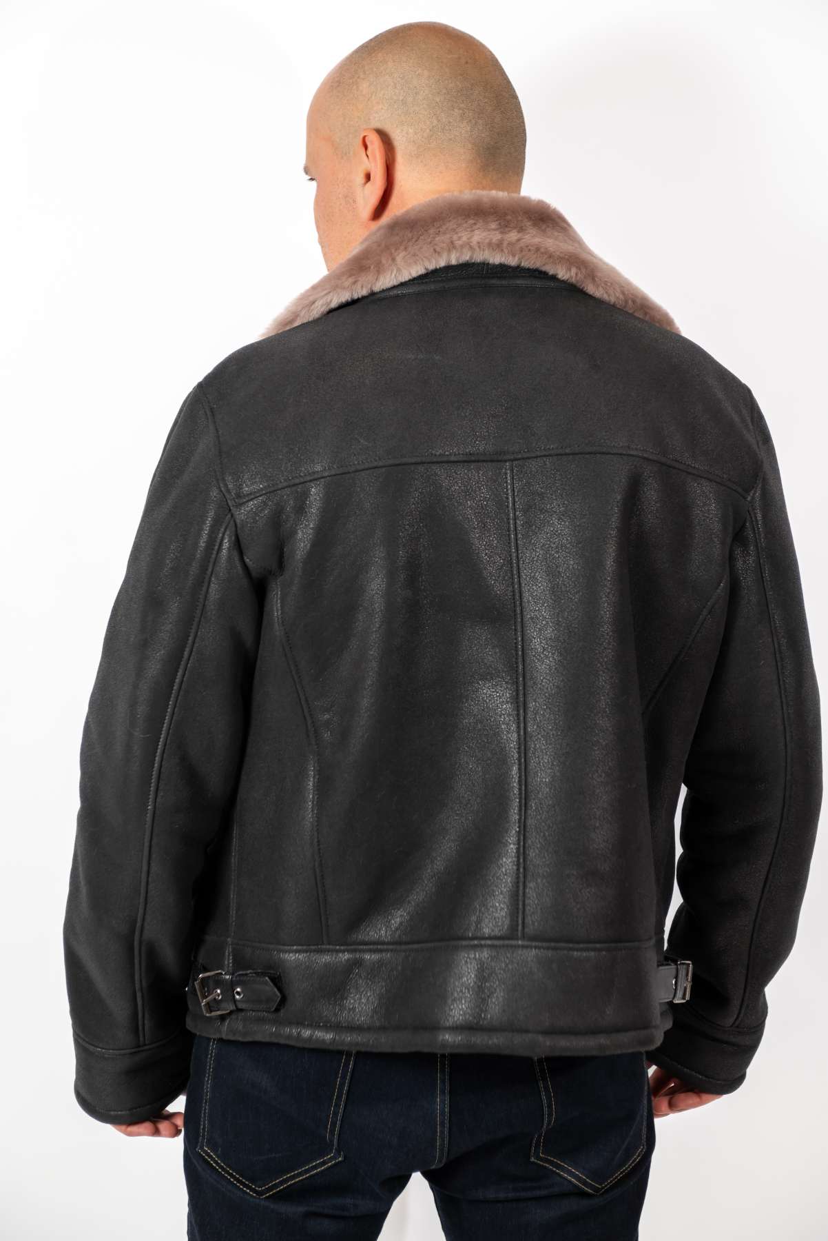 Men's leather coat Biser Classic