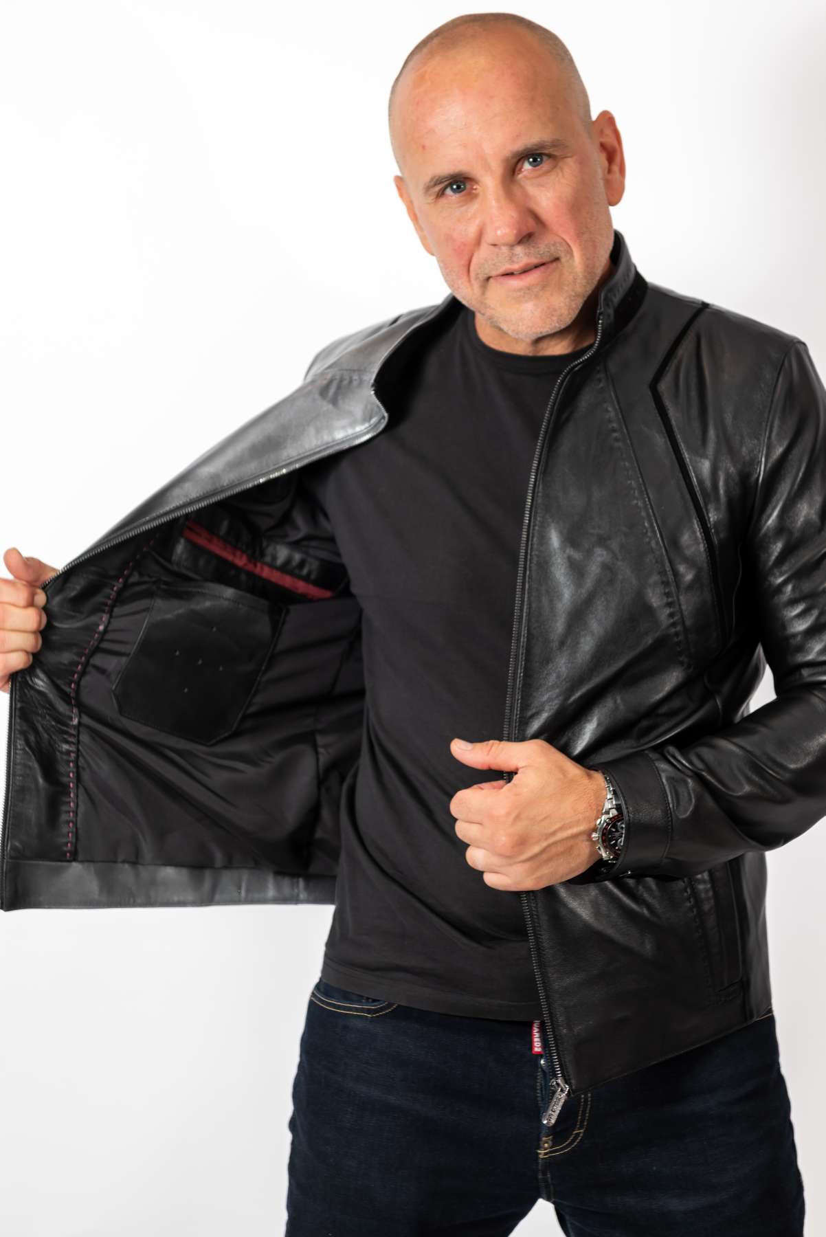 Men's leather jacket Borislav