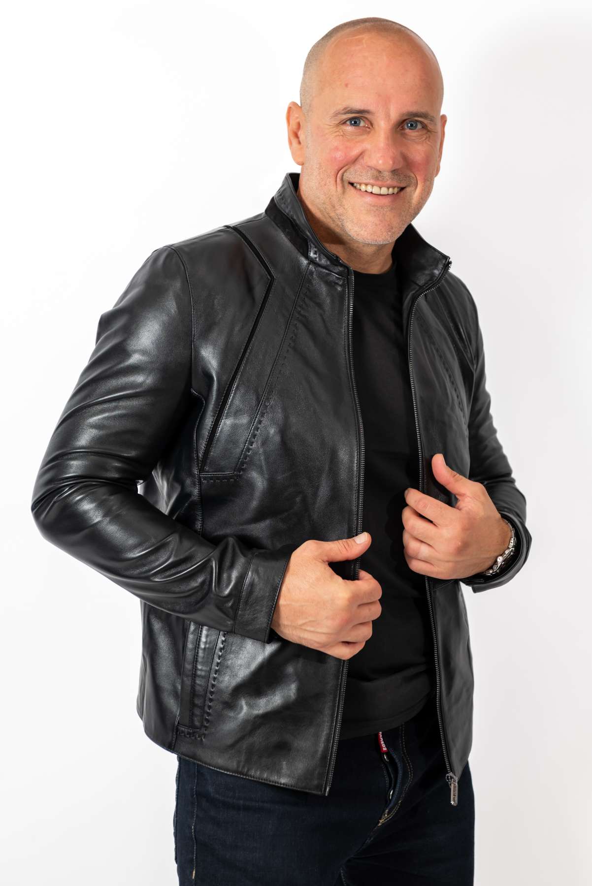 Men's leather jacket Borislav