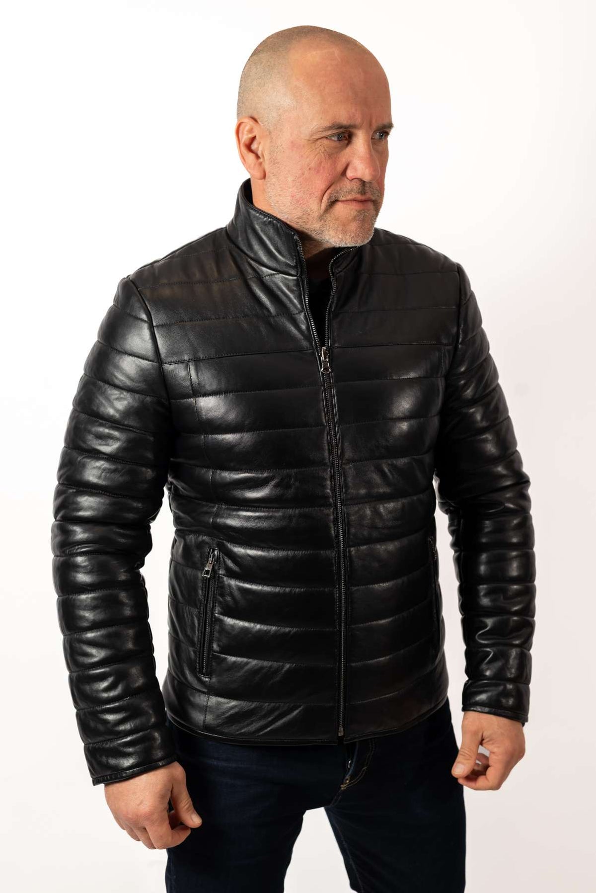 Men's leather jacket Emilio