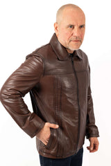 Men's leather jacket Bayan