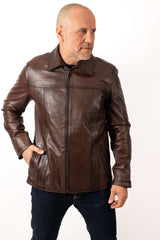 Men's leather jacket Bayan