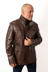 Men's leather jacket Branimir