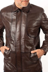 Men's leather jacket Bruno