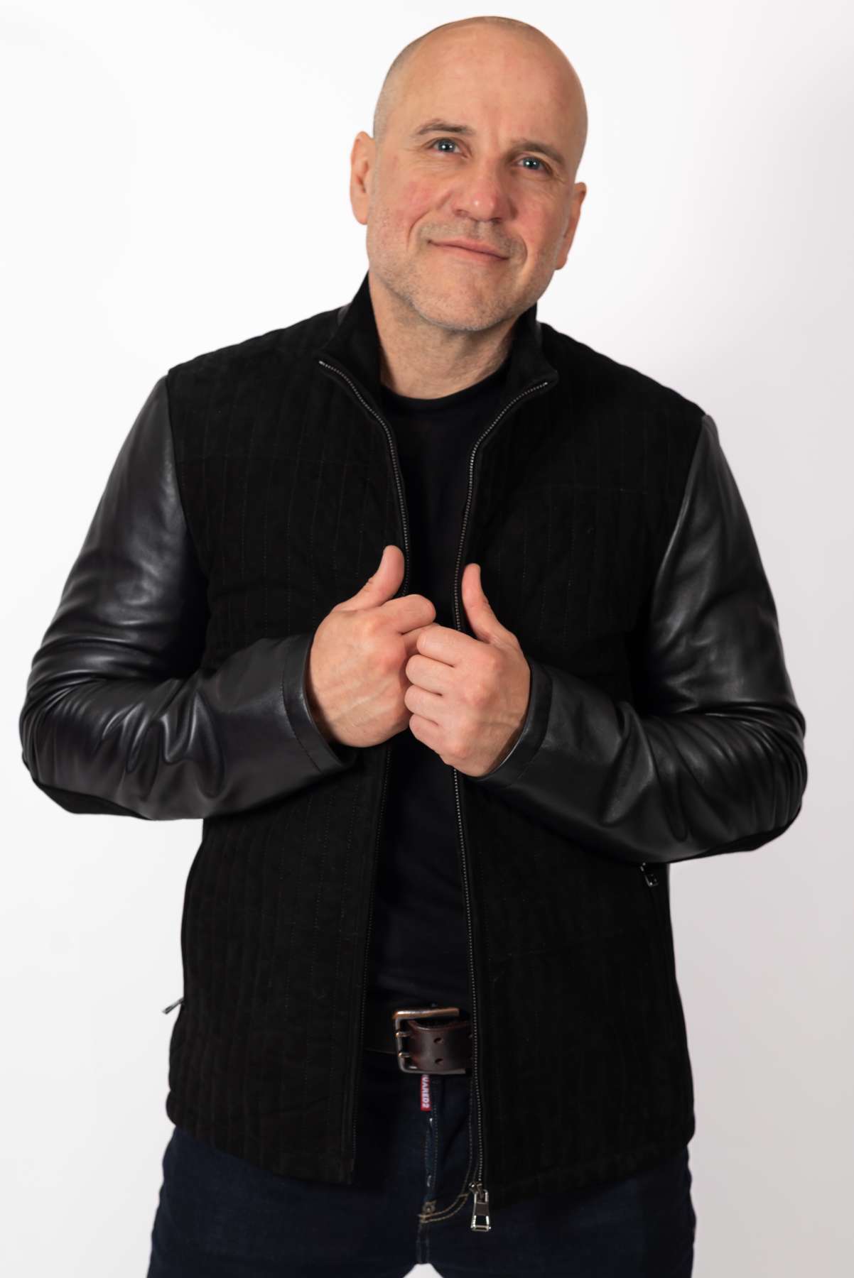 Men's leather jacket Daniel