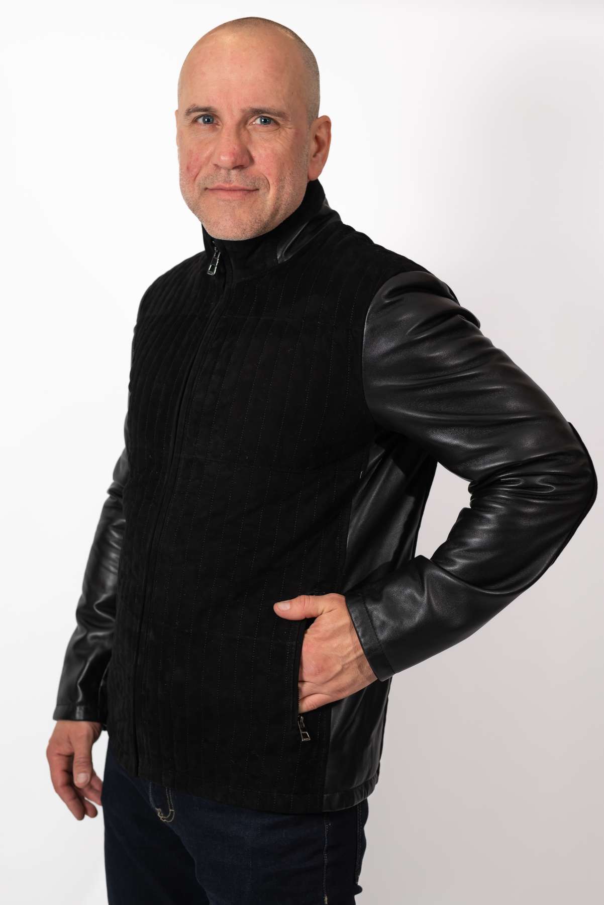 Men's leather jacket Daniel