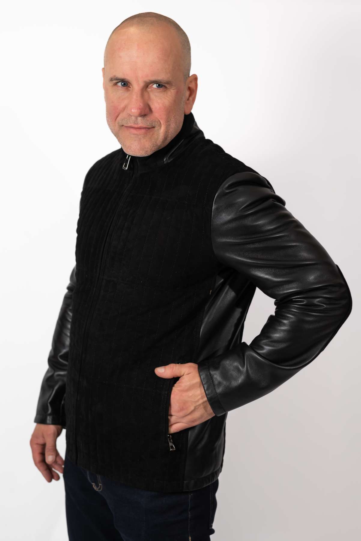 Men's leather jacket Daniel