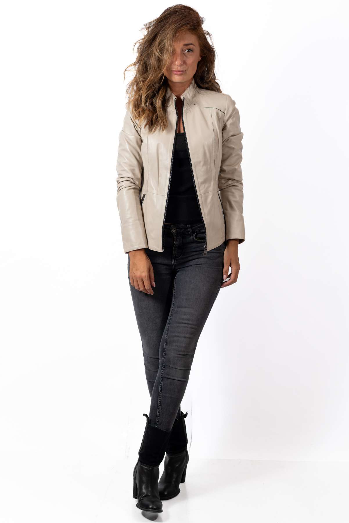 Women's leather jacket Ava