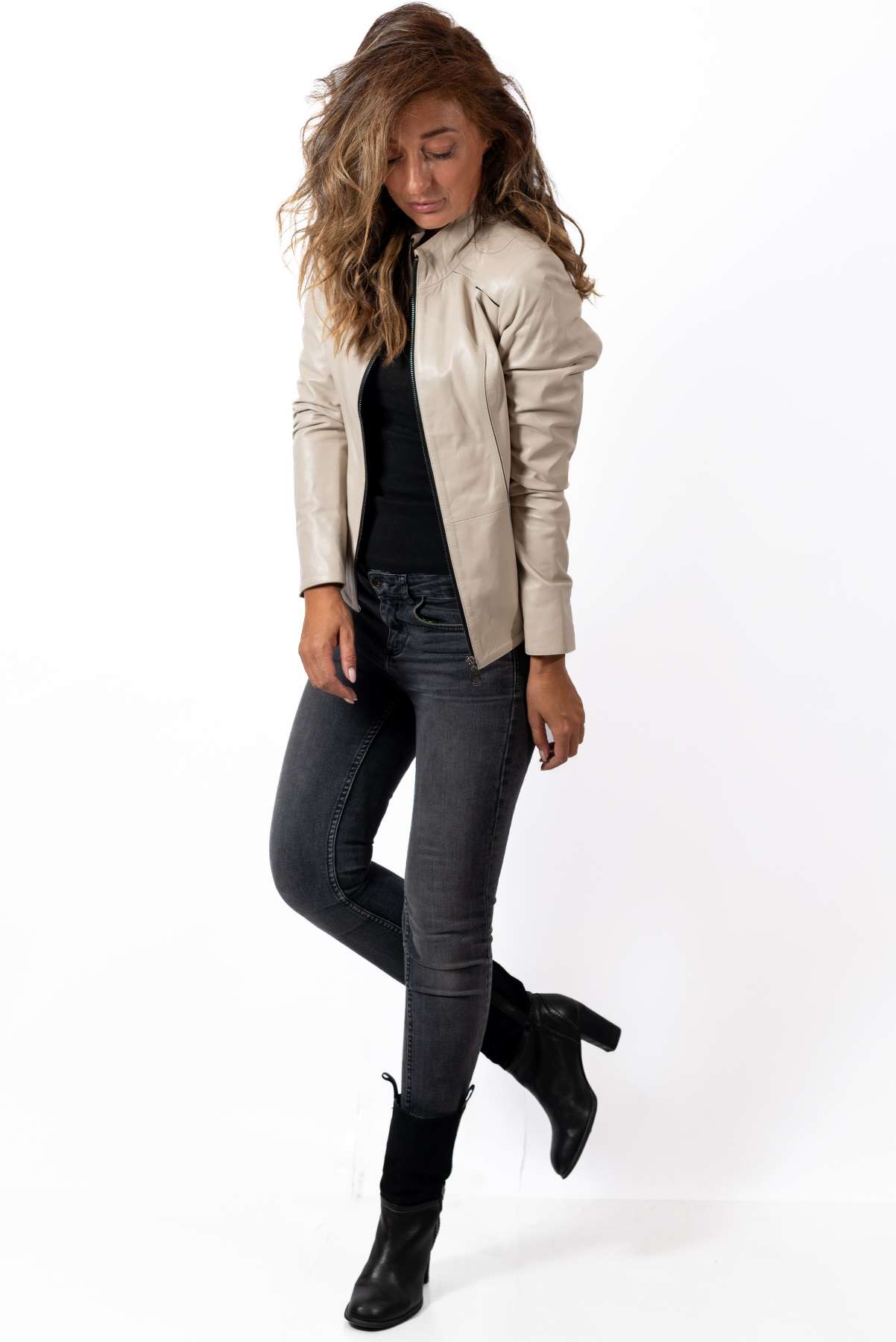 Women's leather jacket Ava