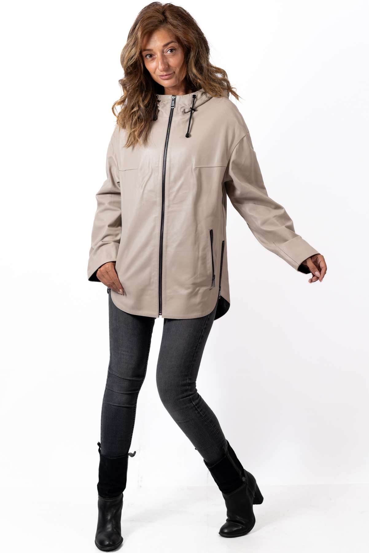 Women's leather jacket Elitsa