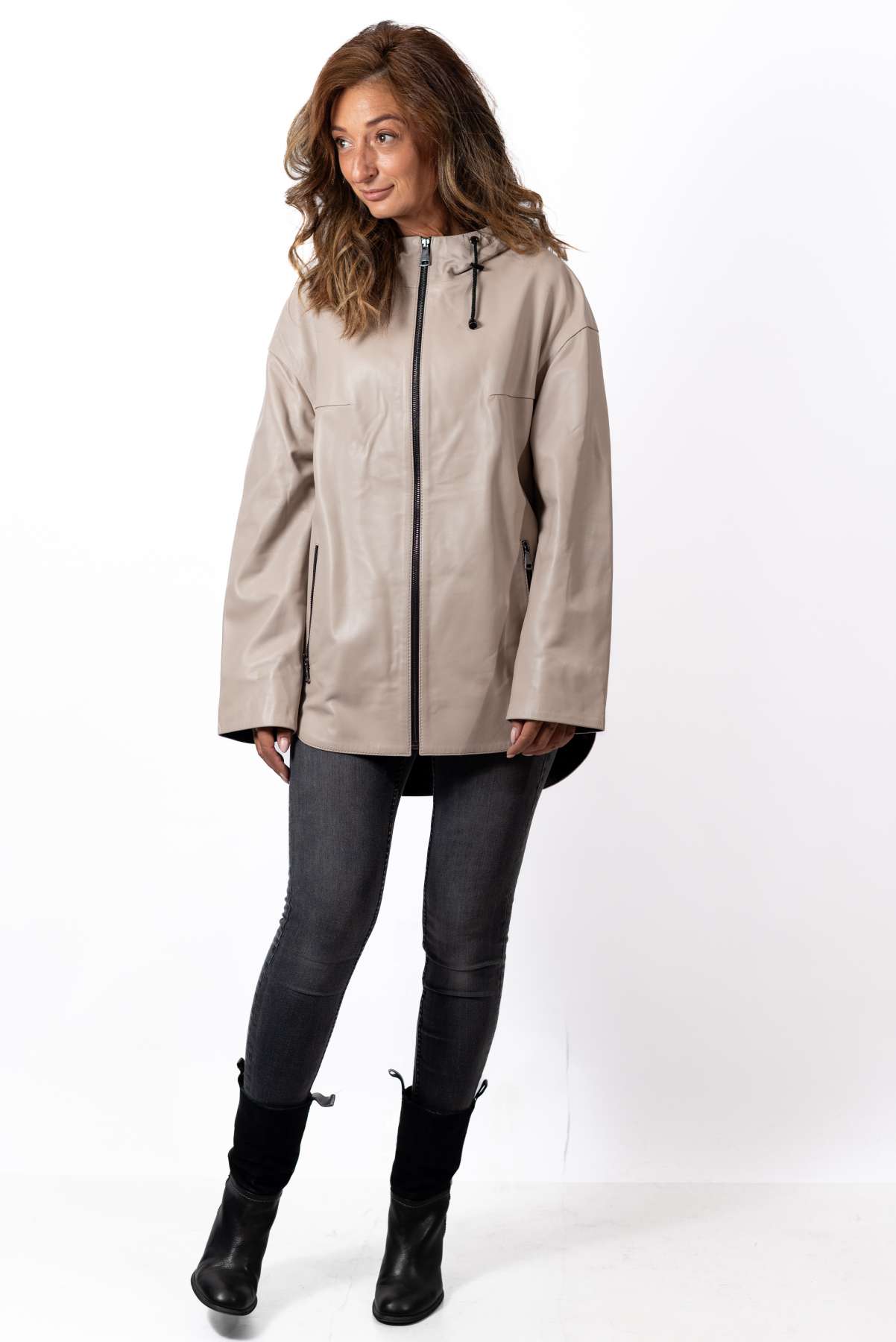 Women's leather jacket Elitsa