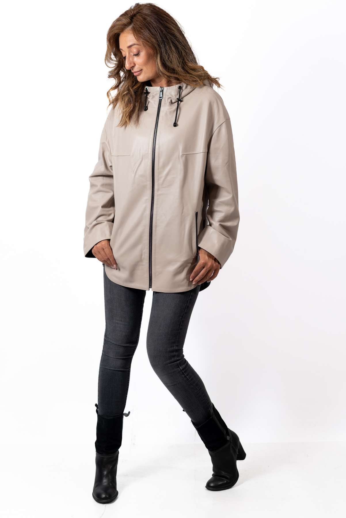 Women's leather jacket Elitsa