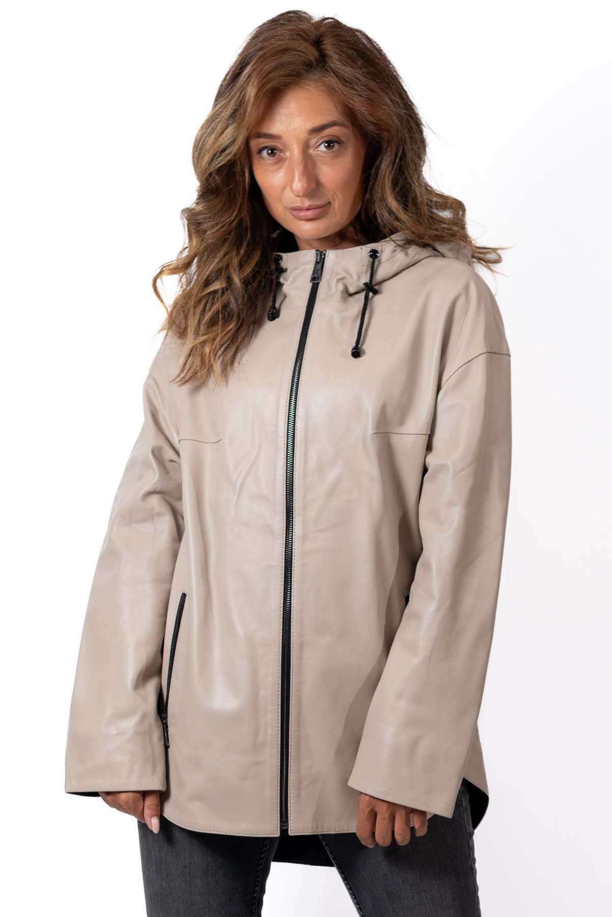 Women's leather jacket Elitsa