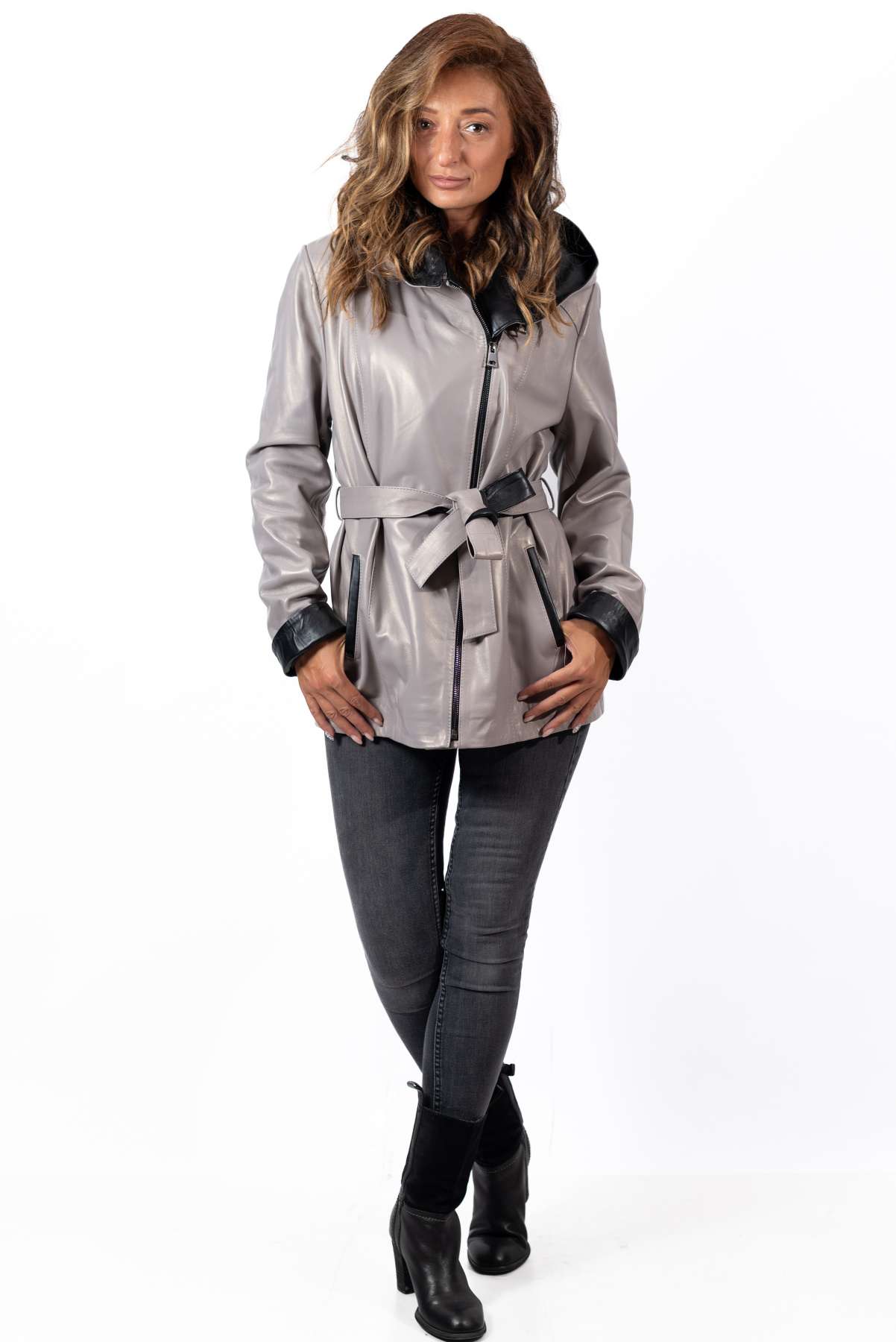 Women's leather jacket Vanina