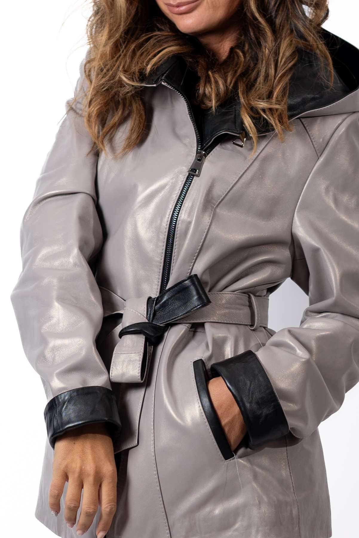Women's leather jacket Vanina