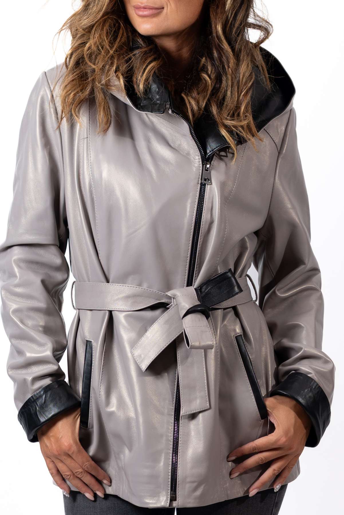 Women's leather jacket Vanina