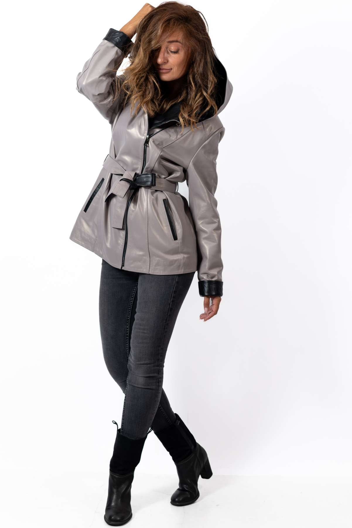 Women's leather jacket Vanina