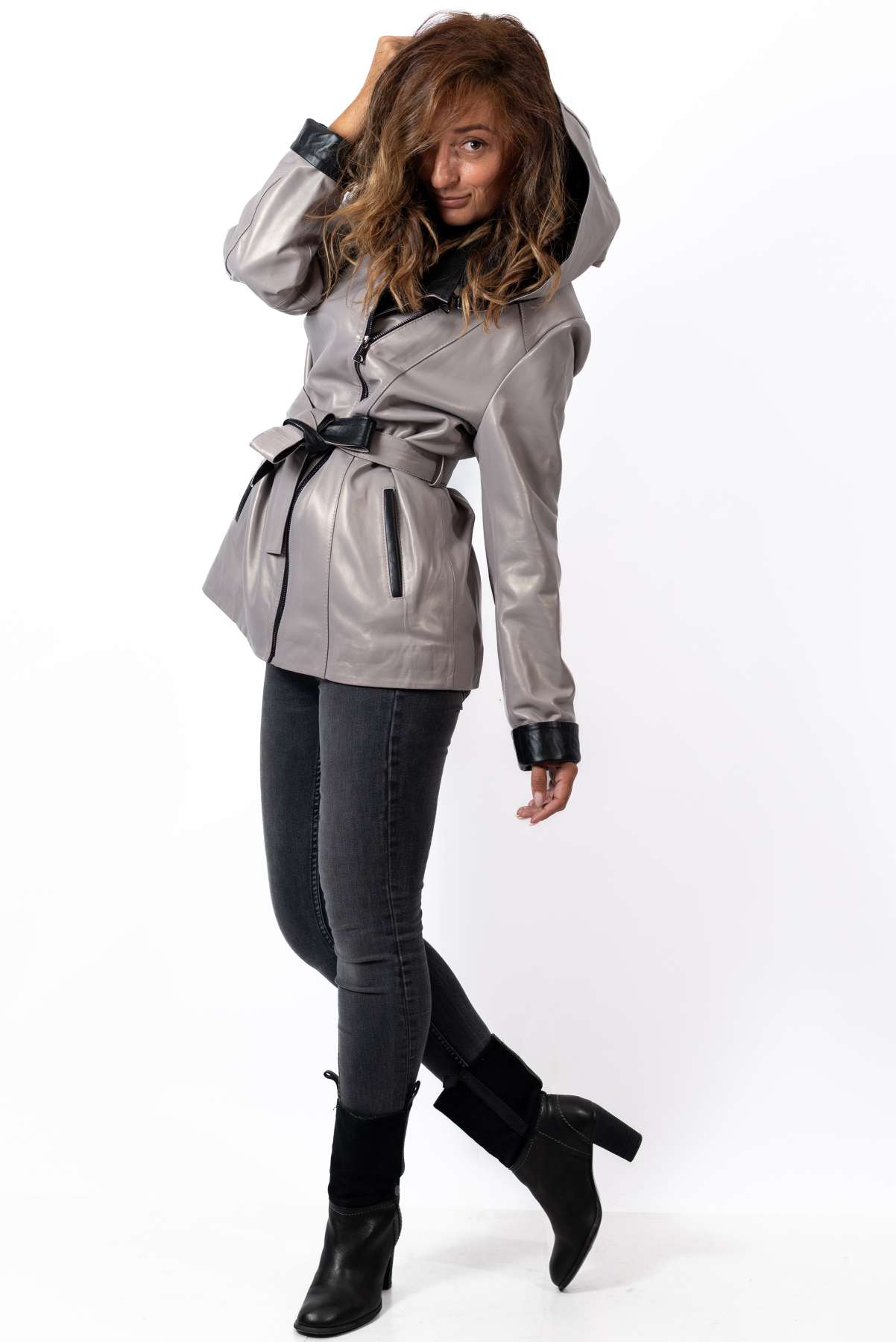 Women's leather jacket Vanina