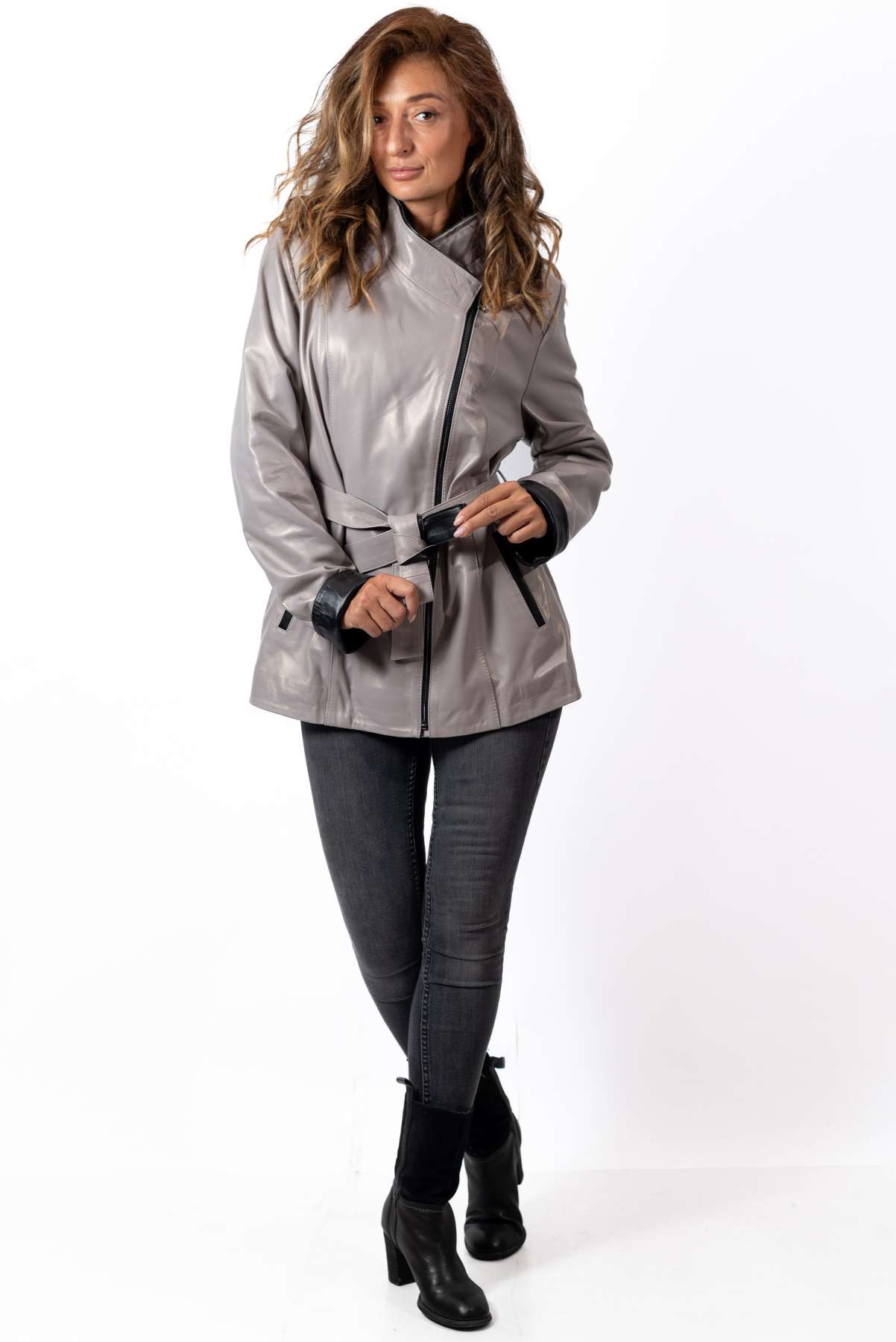 Women's leather jacket Vanina