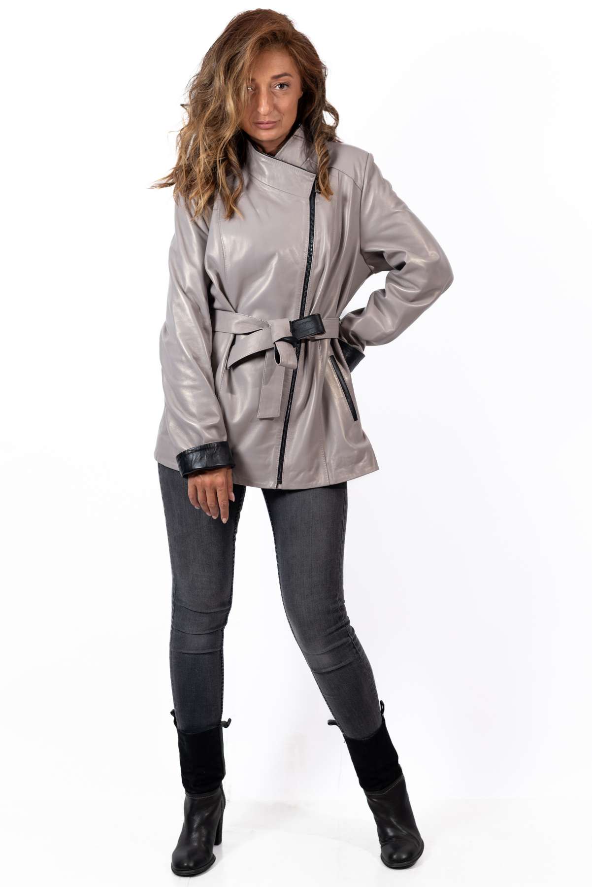 Women's leather jacket Vanina