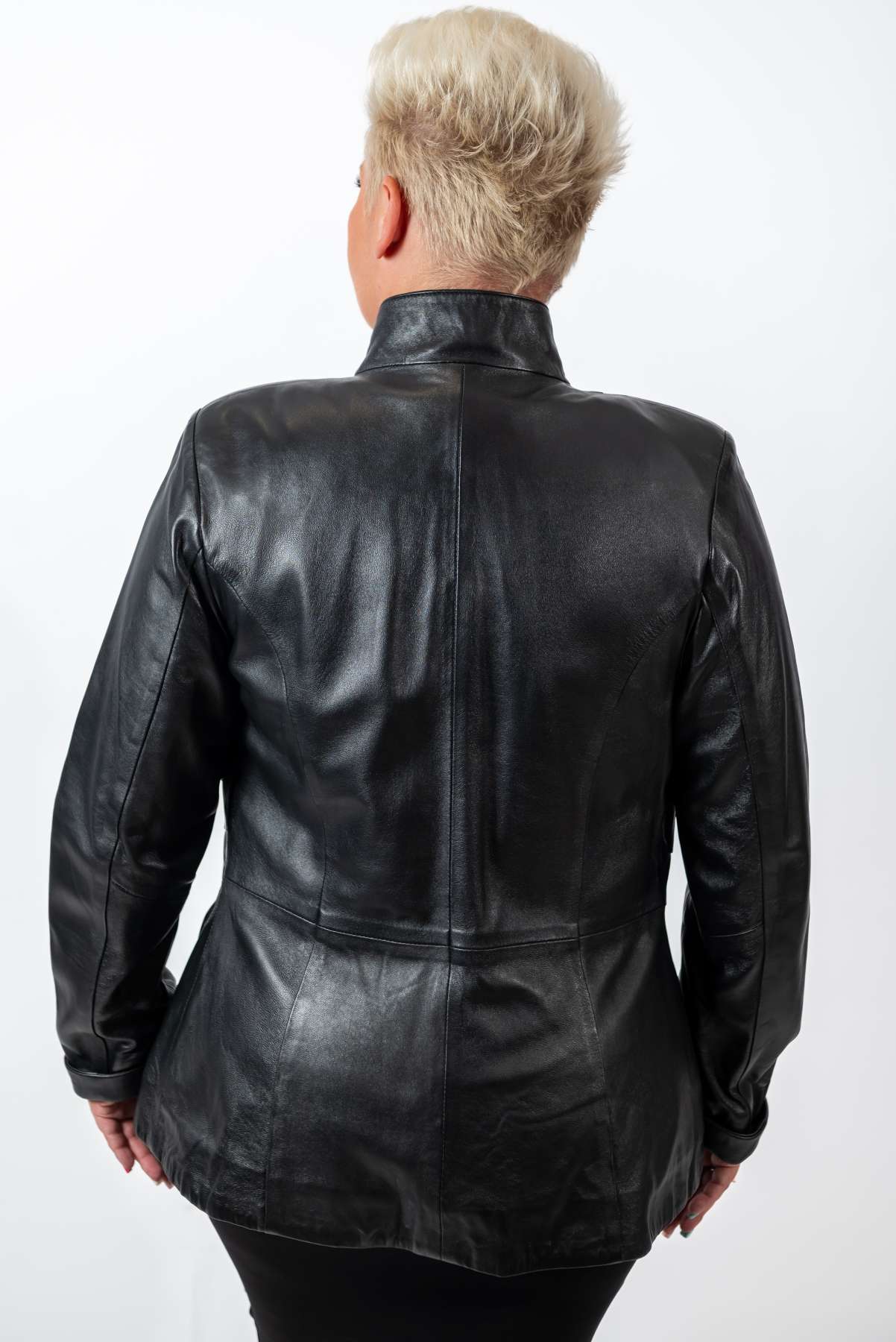 Women's leather jacket Adela Black