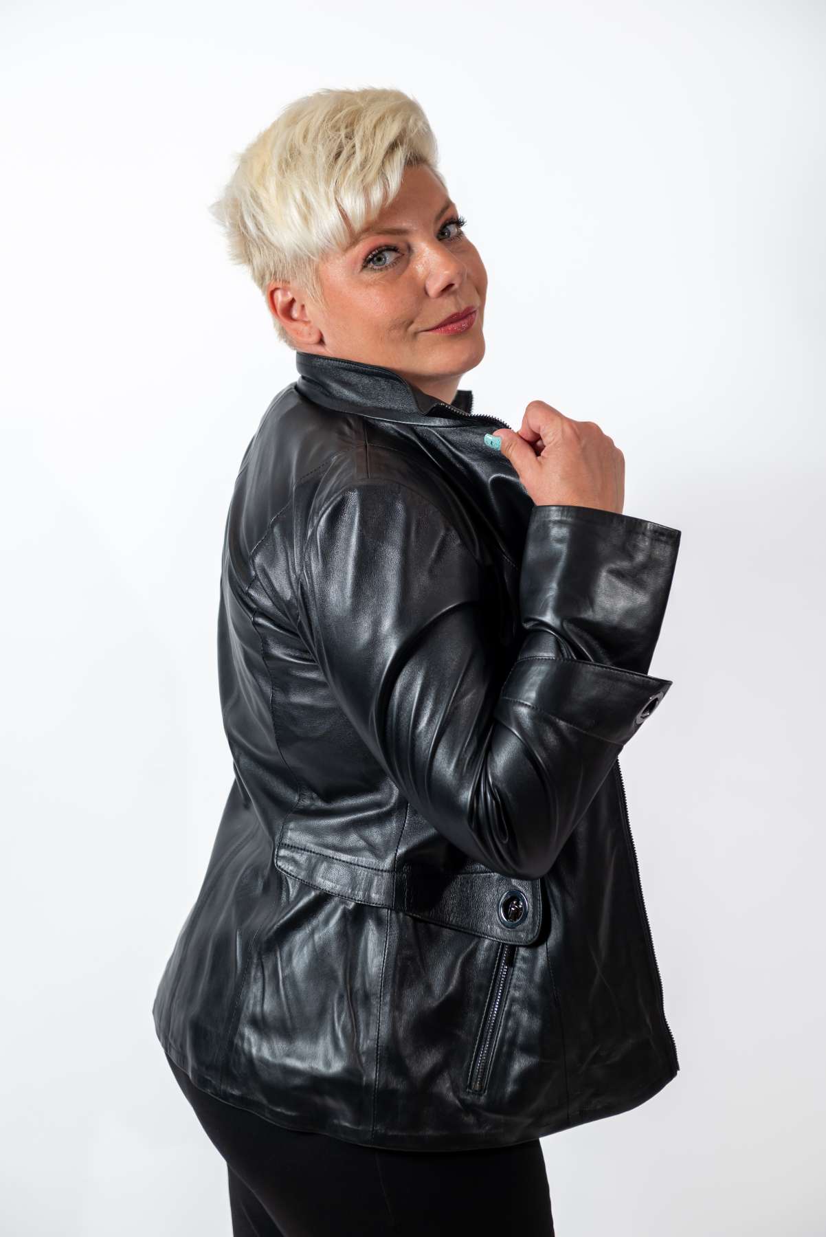 Women's leather jacket Ambеr