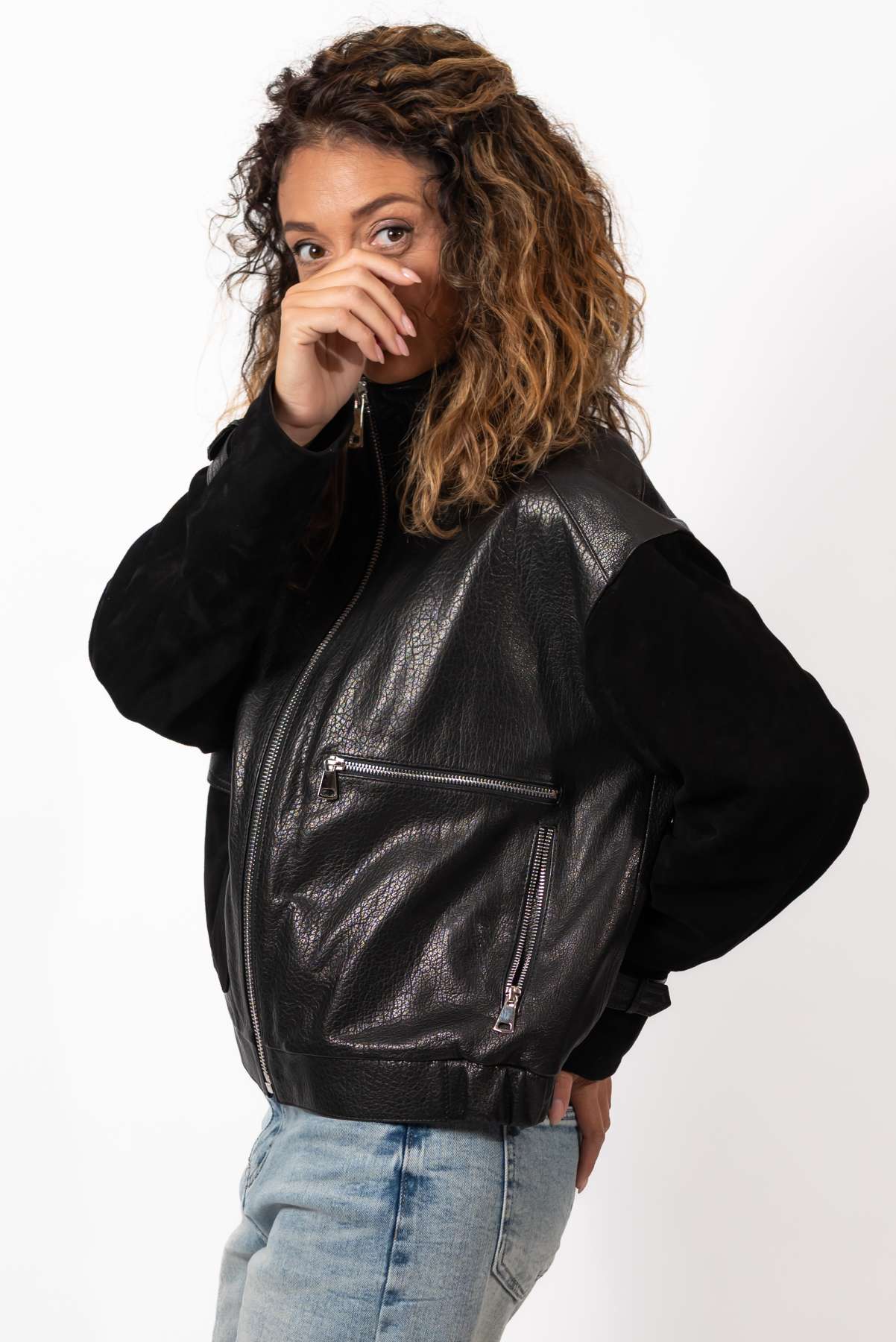 Women's leather jacket Benny