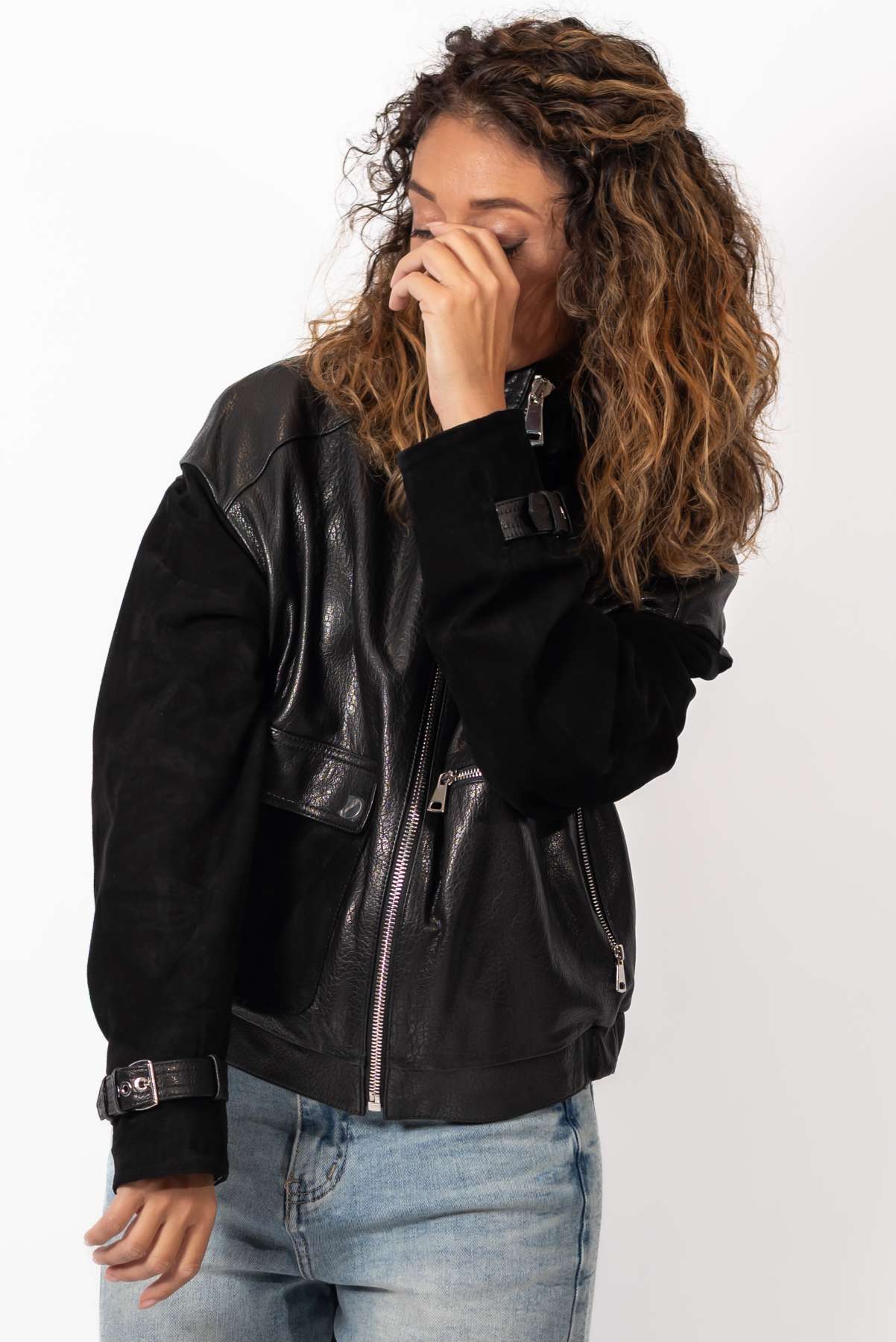 Women's leather jacket Benny
