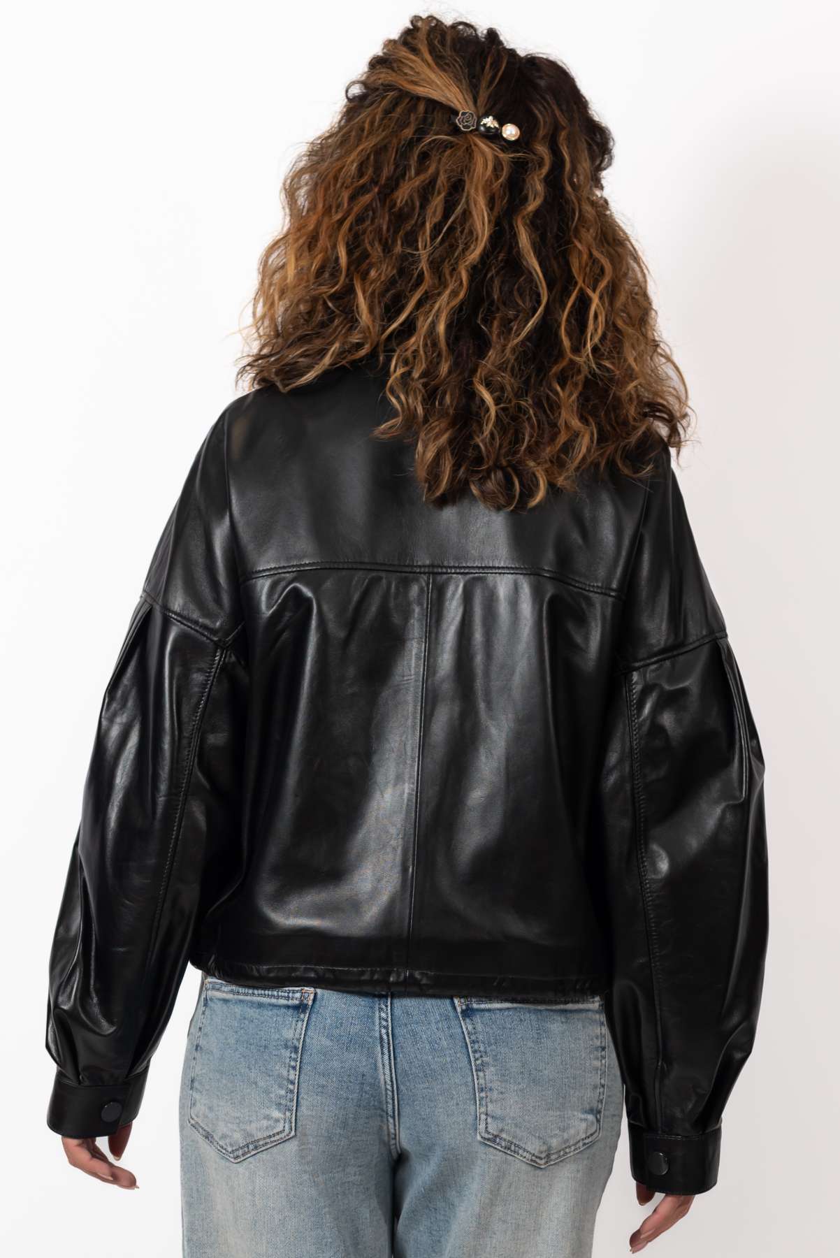 Women's leather jacket Bogdana