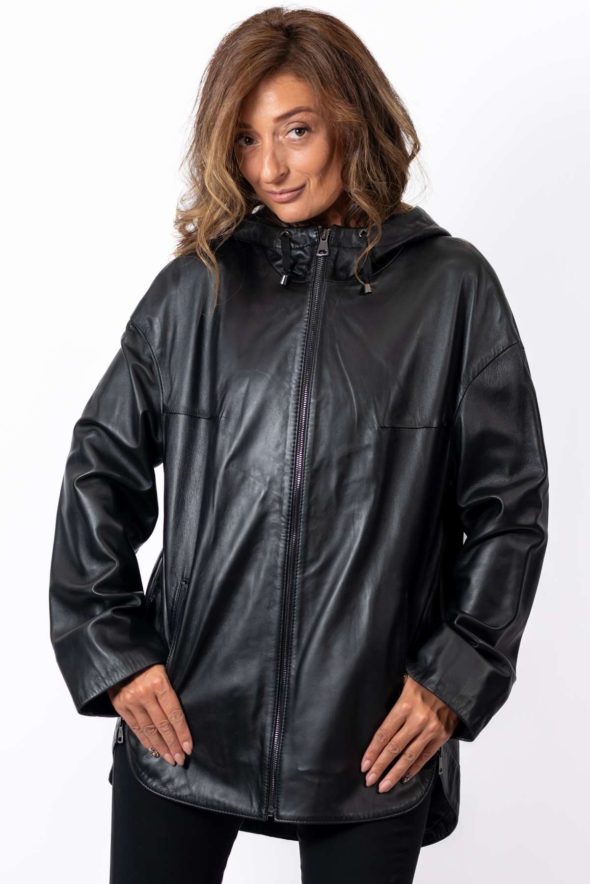 Women's leather jacket Elitsa Black