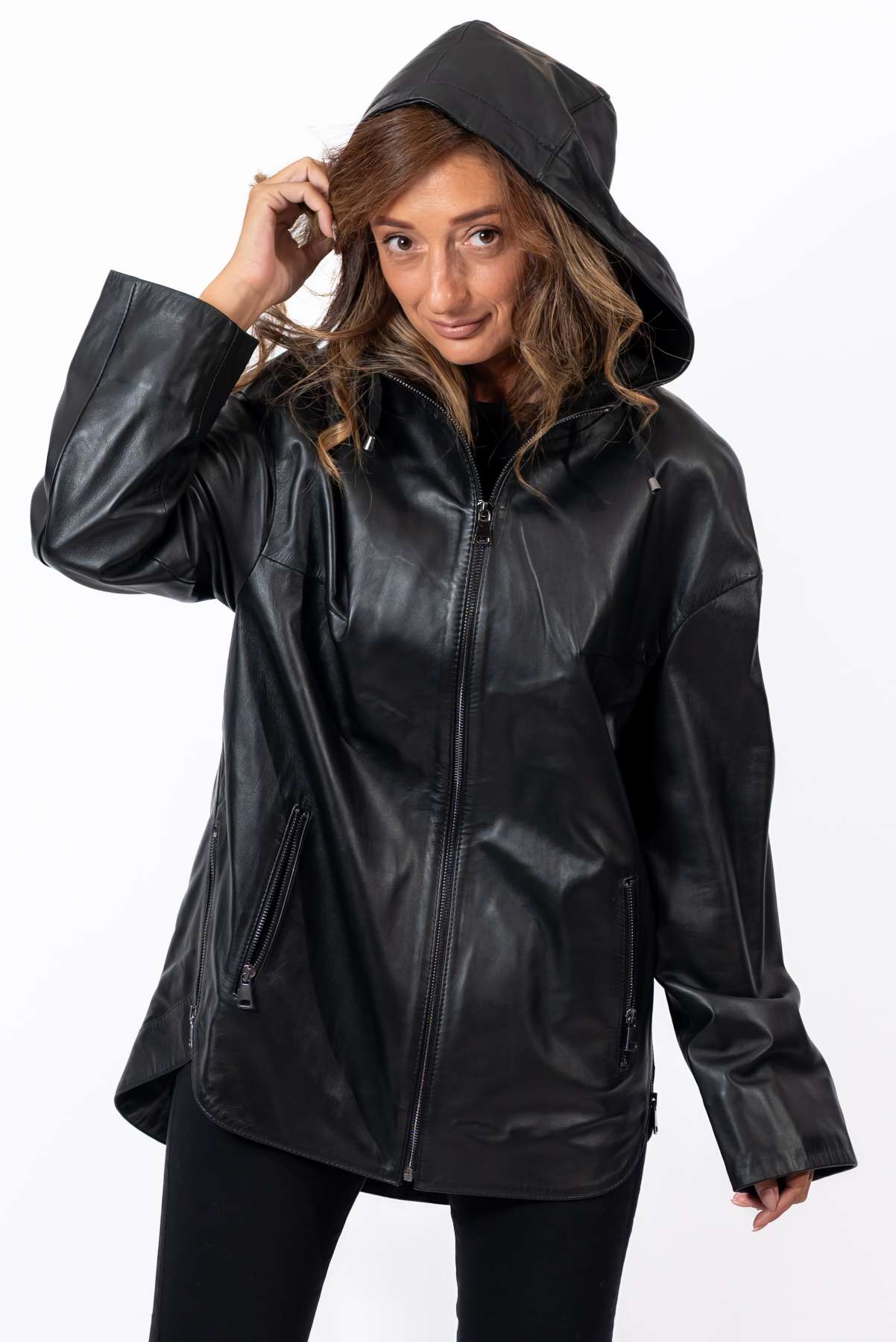 Women's leather jacket Elitsa Black