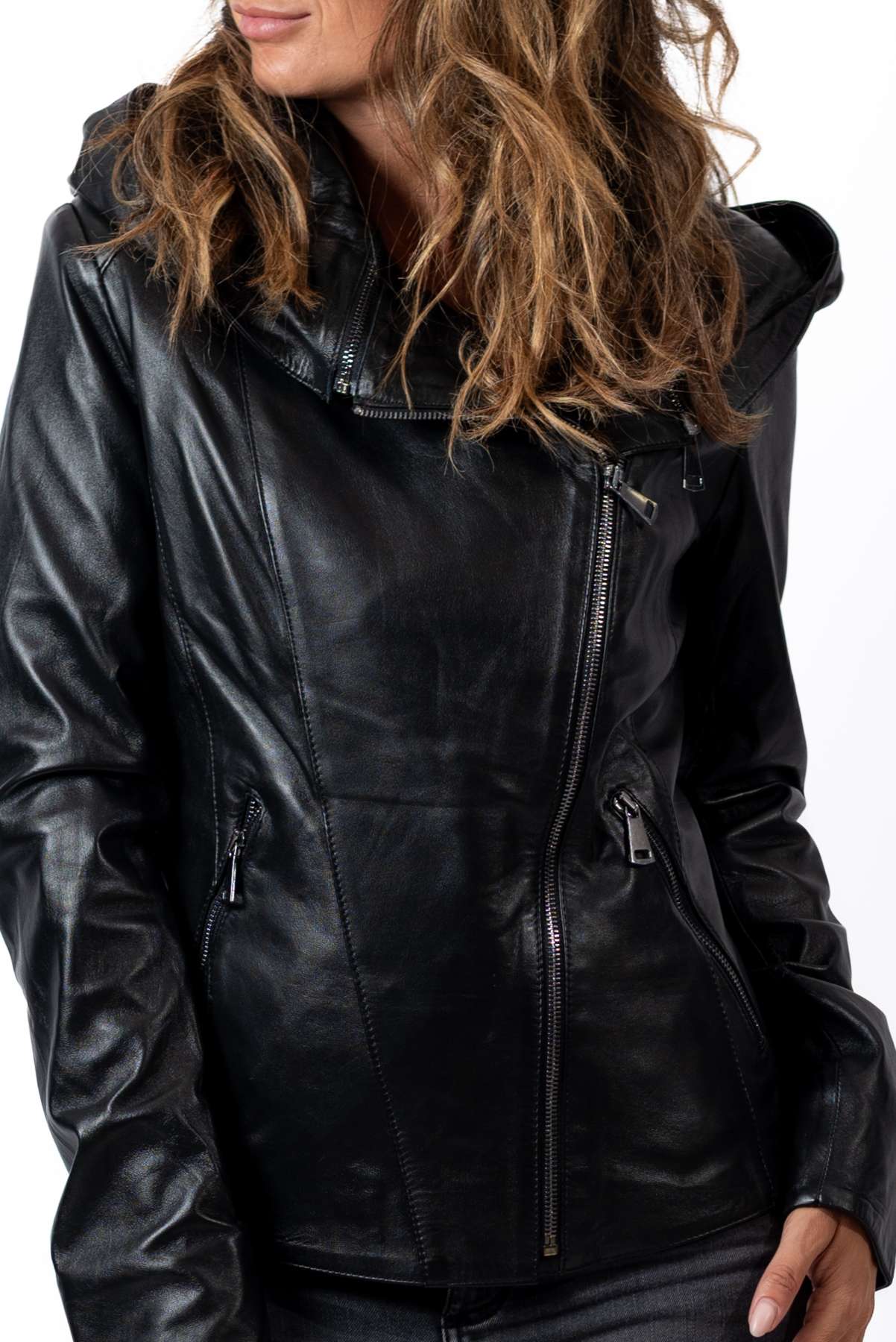 Women's leather jacket Alina