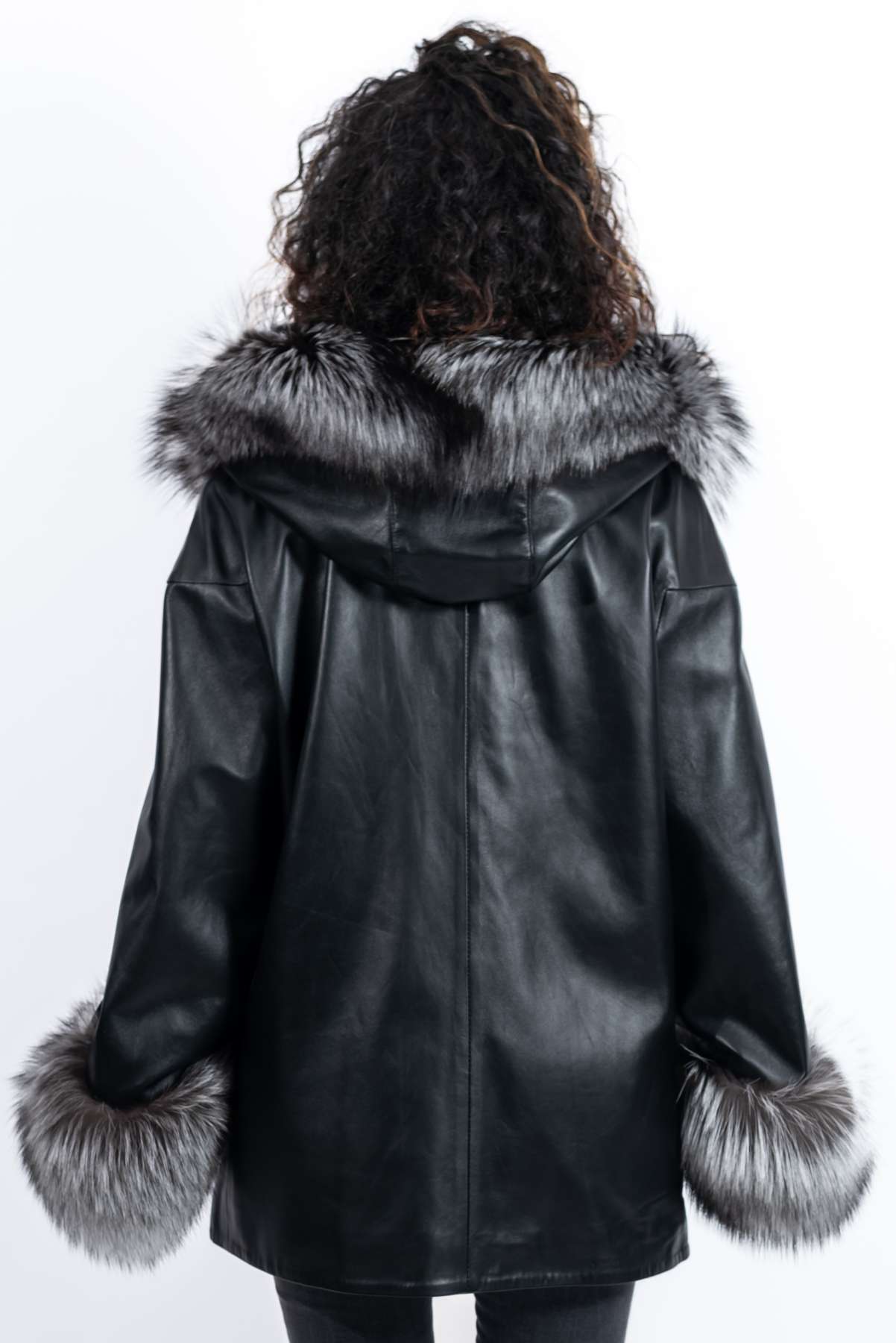 Women's leather jacket Jacqueline Black