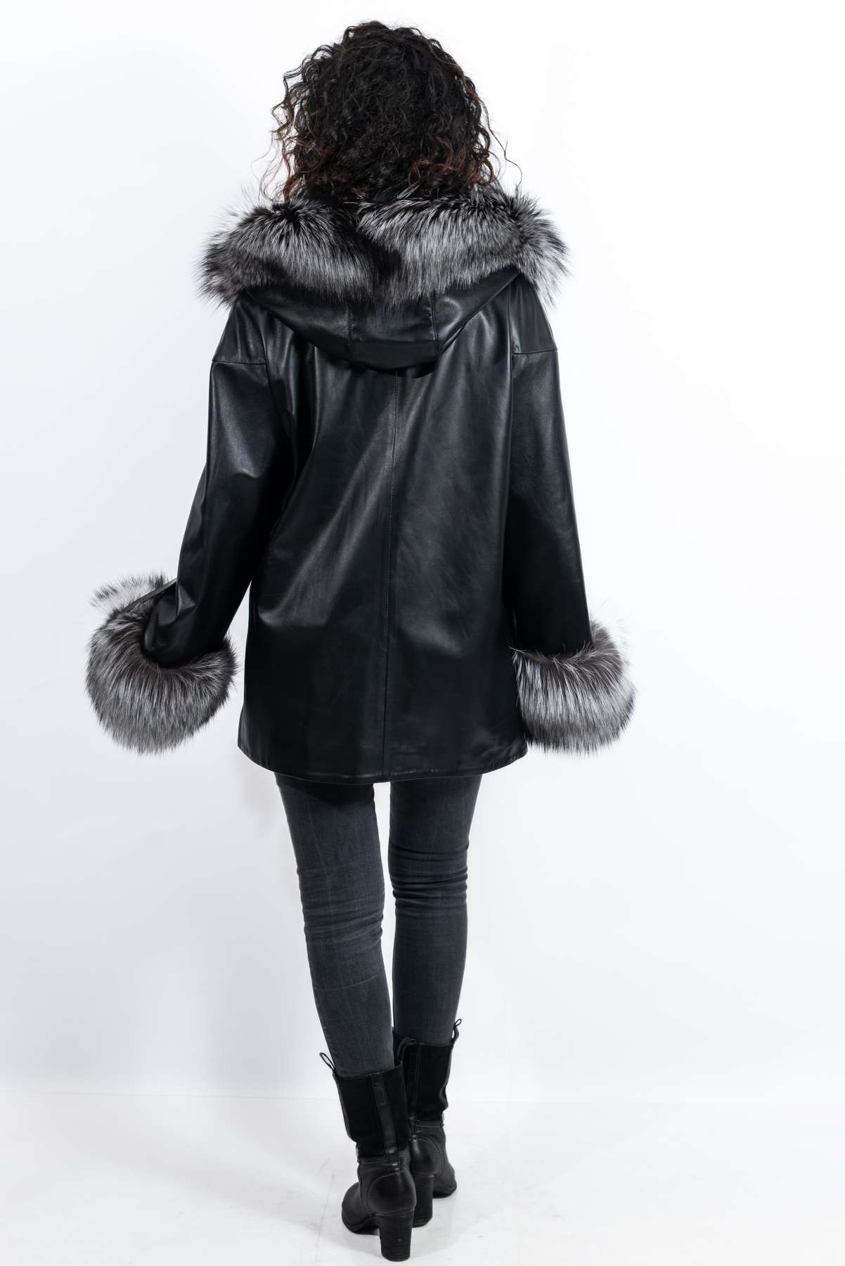 Women's leather jacket Jacqueline Black