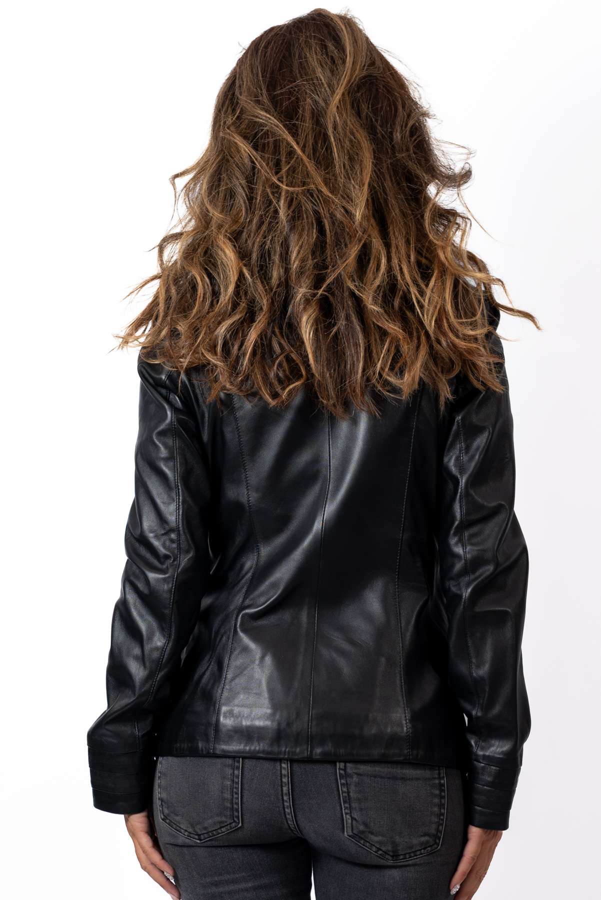 Women's leather jacket Angela Black