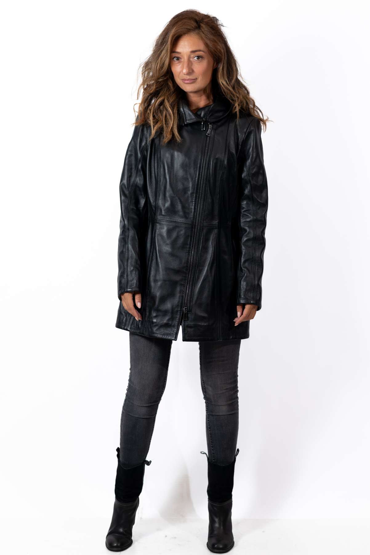 Women's leather jacket Zornitsa Black