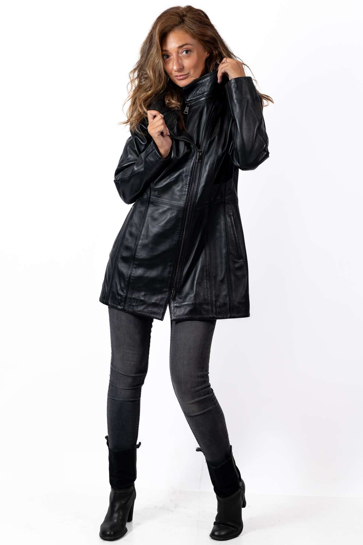Women's leather jacket Zornitsa Black