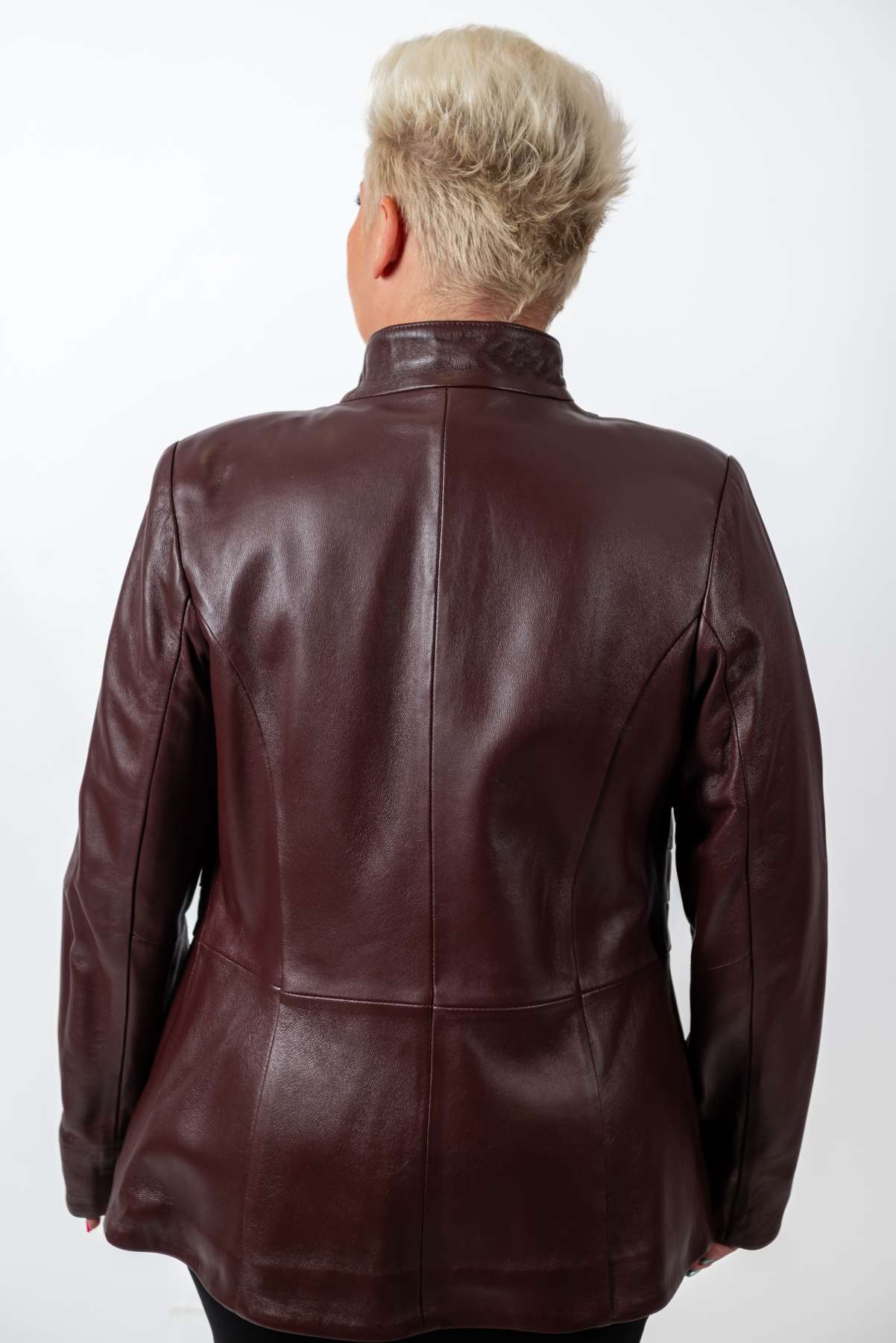 Women's leather jacket Adela Bordo