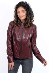Women's leather jacket Ani Bordo