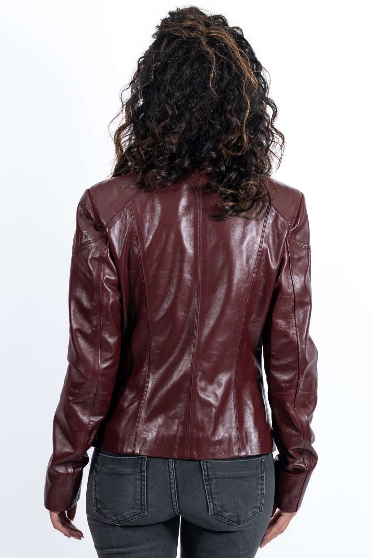 Women's leather jacket Ani Bordo