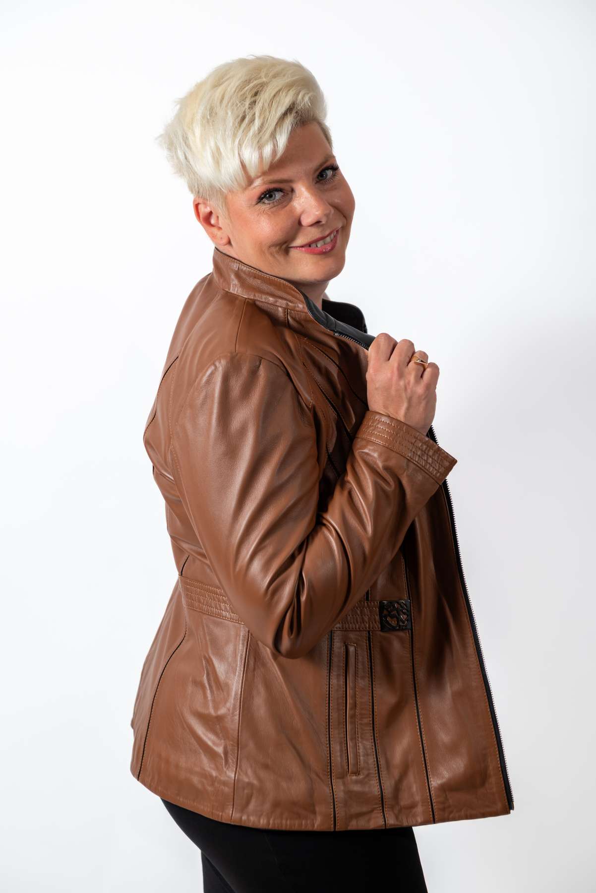 Women's leather jacket Adi