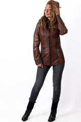 Women's leather jacket Amelia