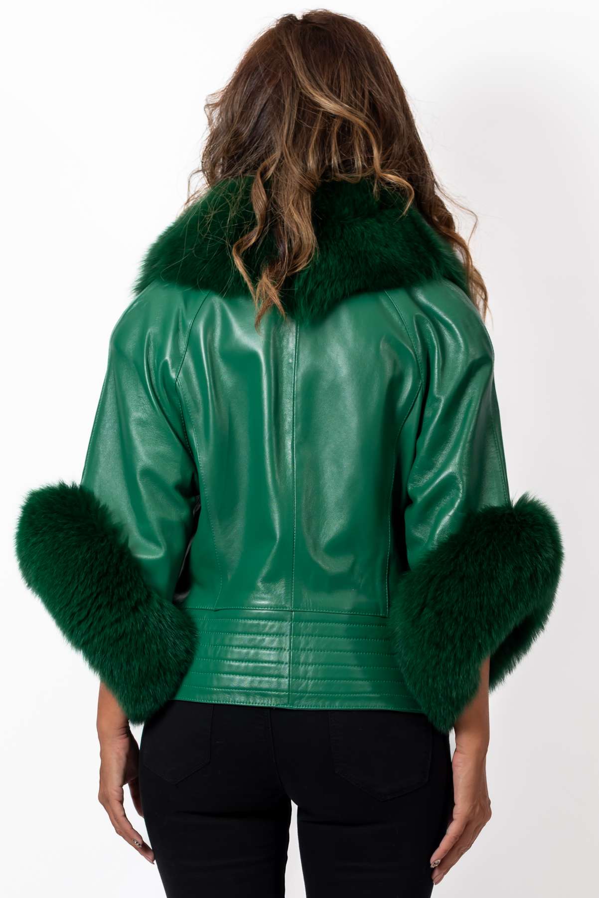 Women's leather jacket Ablena